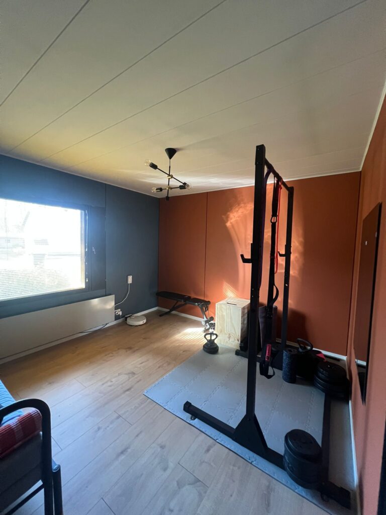 Ferdig oppusset treningsrom i Bergen – resultat etter renovering